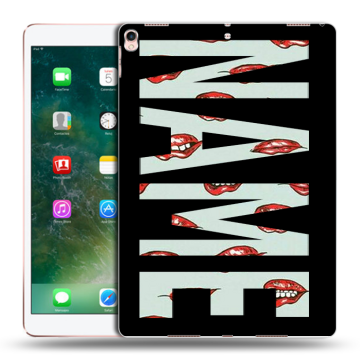 Силиконовый чехол на Ipad Pro 10.5 с принтом NAME
