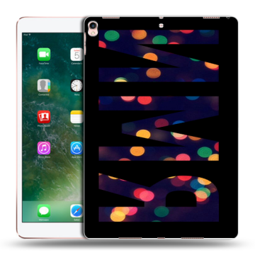 Силиконовый чехол на Ipad Pro 10.5 с принтом ИМЯ
