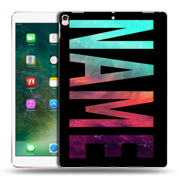 Силиконовый чехол на Ipad Pro 10.5 с принтом NAME