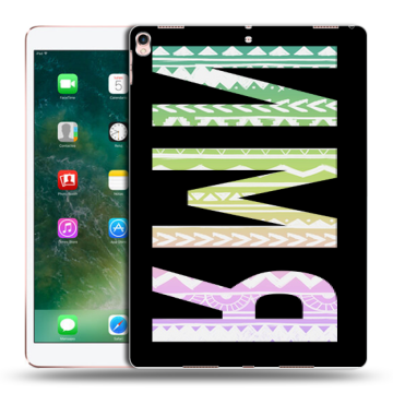 Силиконовый чехол на Ipad Pro 10.5 с принтом ИМЯ