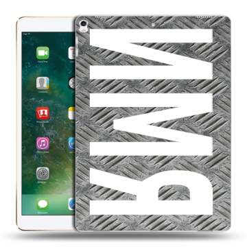 Силиконовый чехол на Ipad Pro 12.9 (2017) с принтом ИМЯ