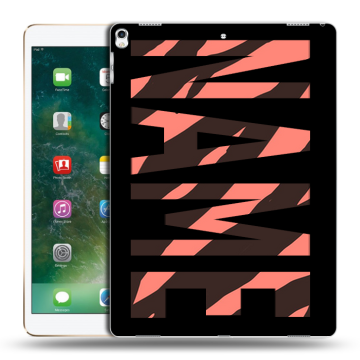 Силиконовый чехол на Ipad Pro 12.9 (2017) с принтом NAME