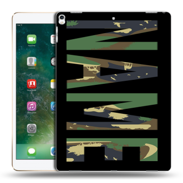 Силиконовый чехол на Ipad Pro 12.9 (2017) с принтом NAME