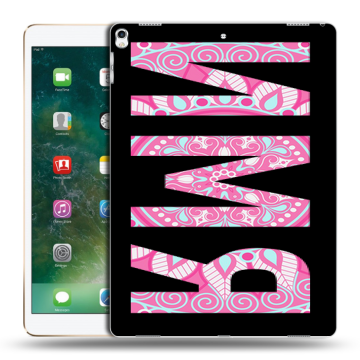 Силиконовый чехол на Ipad Pro 12.9 (2017) с принтом ИМЯ