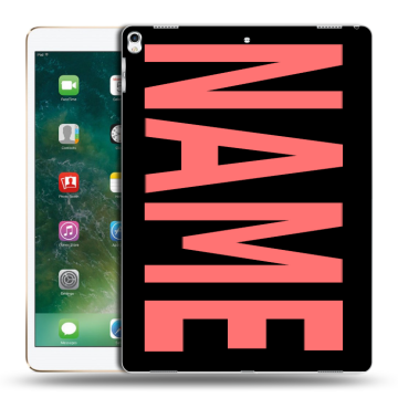 Силиконовый чехол на Ipad Pro 12.9 (2017) с принтом NAME