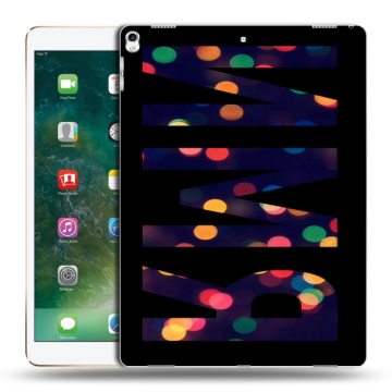 Силиконовый чехол на Ipad Pro 12.9 (2017) с принтом ИМЯ