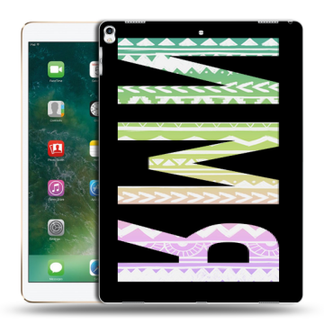 Силиконовый чехол на Ipad Pro 12.9 (2017) с принтом ИМЯ