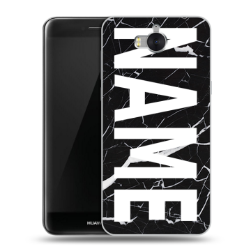 Силиконовый чехол на Huawei Y5 (2017) с принтом NAME