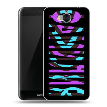 Силиконовый чехол на Huawei Y5 (2017) с принтом ФАМИЛИЯ