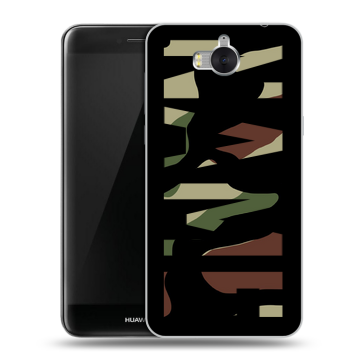 Силиконовый чехол на Huawei Y5 (2017) с принтом NAME