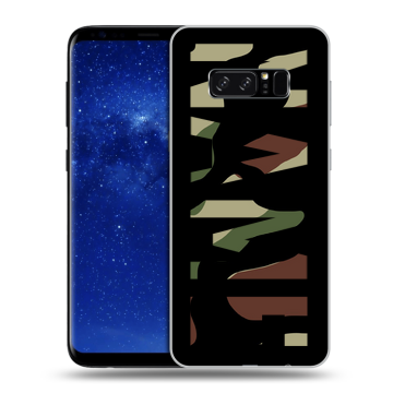 Силиконовый чехол на Samsung Galaxy Note 8 с принтом NAME