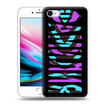 Силиконовый чехол на Iphone 8 с принтом ФАМИЛИЯ