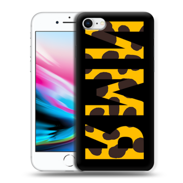 Силиконовый чехол на Iphone 8 с принтом ИМЯ