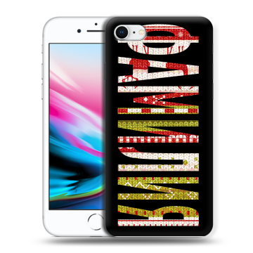 Силиконовый чехол на Iphone 8 с принтом ФАМИЛИЯ