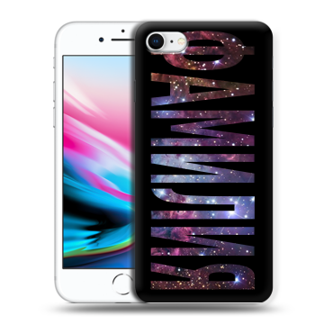 Силиконовый чехол на Iphone 8 с принтом ФАМИЛИЯ