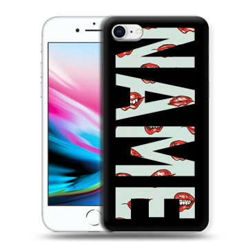 Силиконовый чехол на Iphone 8 с принтом NAME