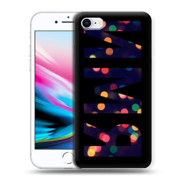 Силиконовый чехол на Iphone 8 с принтом ИМЯ