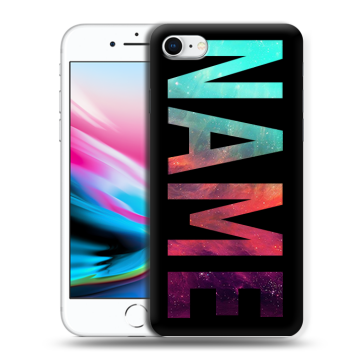 Силиконовый чехол на Iphone 8 с принтом NAME