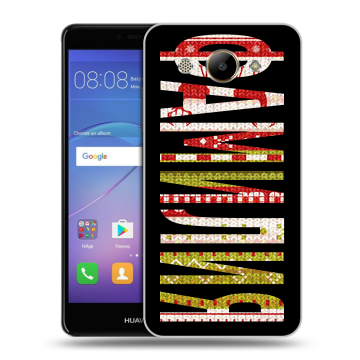 Силиконовый чехол на Huawei Y3 (2017) с принтом ФАМИЛИЯ