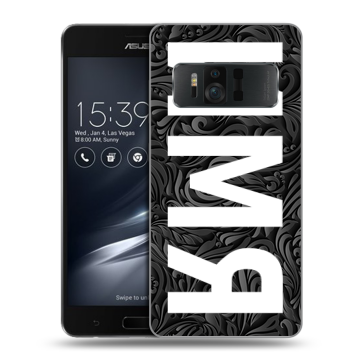 Силиконовый чехол на ASUS ZenFone AR с принтом ИМЯ