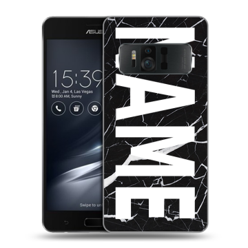 Силиконовый чехол на ASUS ZenFone AR с принтом NAME