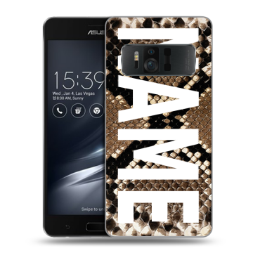 Силиконовый чехол на ASUS ZenFone AR с принтом NAME