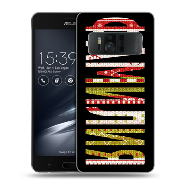 Силиконовый чехол на ASUS ZenFone AR с принтом ФАМИЛИЯ