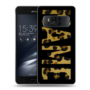 Силиконовый чехол на ASUS ZenFone AR с принтом NAME