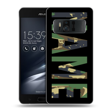 Силиконовый чехол на ASUS ZenFone AR с принтом NAME