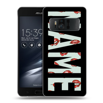 Силиконовый чехол на ASUS ZenFone AR с принтом NAME