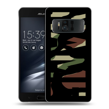 Силиконовый чехол на ASUS ZenFone AR с принтом NAME