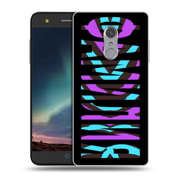 Силиконовый чехол на ZTE Blade V7 Plus с принтом ФАМИЛИЯ