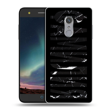 Силиконовый чехол на ZTE Blade V7 Plus с принтом ФАМИЛИЯ