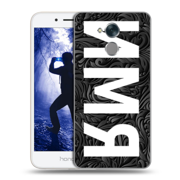 Силиконовый противоударный чехол на Huawei Honor 6A с принтом ИМЯ