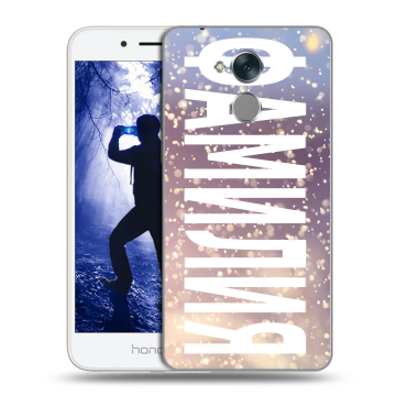 Силиконовый противоударный чехол на Huawei Honor 6A с принтом ФАМИЛИЯ