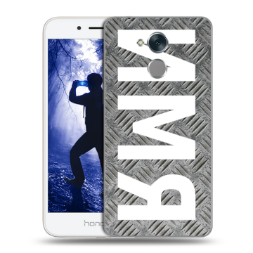 Силиконовый противоударный чехол на Huawei Honor 6A с принтом ИМЯ
