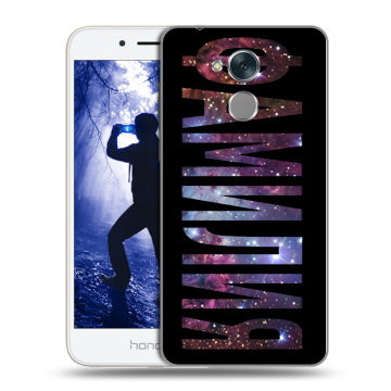 Силиконовый противоударный чехол на Huawei Honor 6A с принтом ФАМИЛИЯ