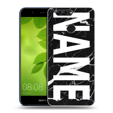 Силиконовый чехол на Huawei Nova 2 Plus с принтом NAME