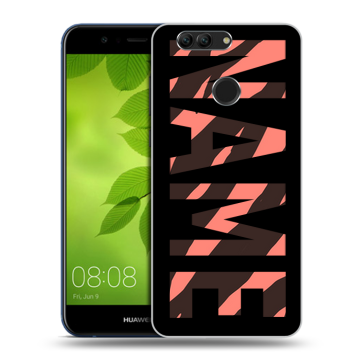 Силиконовый чехол на Huawei Nova 2 Plus с принтом NAME