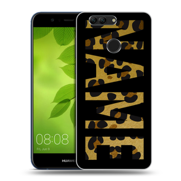 Силиконовый чехол на Huawei Nova 2 Plus с принтом NAME