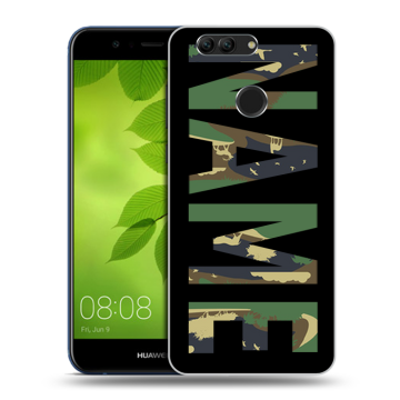 Силиконовый чехол на Huawei Nova 2 Plus с принтом NAME