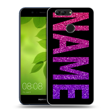 Силиконовый чехол на Huawei Nova 2 Plus с принтом NAME
