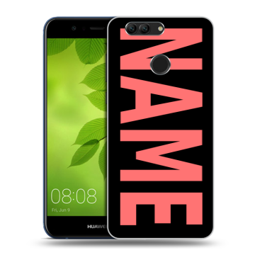 Силиконовый чехол на Huawei Nova 2 Plus с принтом NAME