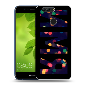Силиконовый чехол на Huawei Nova 2 Plus с принтом ИМЯ