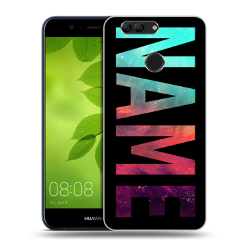 Силиконовый чехол на Huawei Nova 2 Plus с принтом NAME