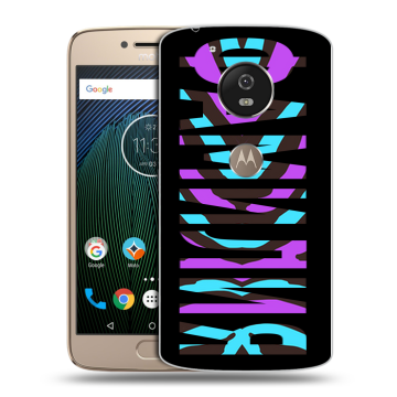 Силиконовый чехол на Motorola Moto G5s с принтом ФАМИЛИЯ