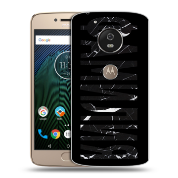 Силиконовый чехол на Motorola Moto G5s с принтом ФАМИЛИЯ