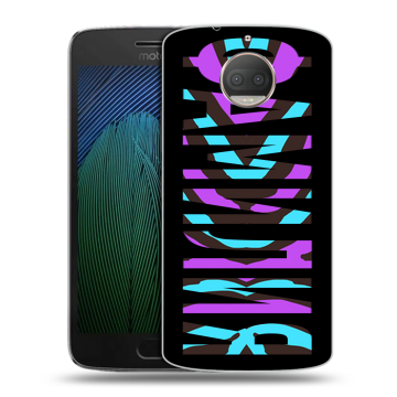 Пластиковый чехол на Motorola Moto G5s Plus с принтом ФАМИЛИЯ
