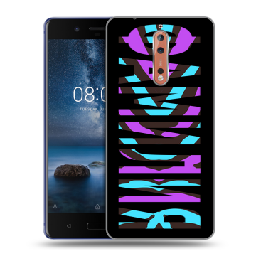 Пластиковый чехол на Nokia 8 с принтом ФАМИЛИЯ