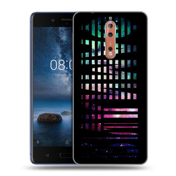 Пластиковый чехол на Nokia 8 с принтом ФАМИЛИЯ